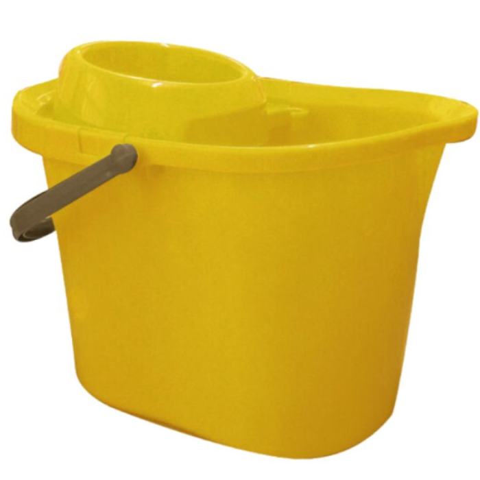 Plastic Mop Bucket Yellow