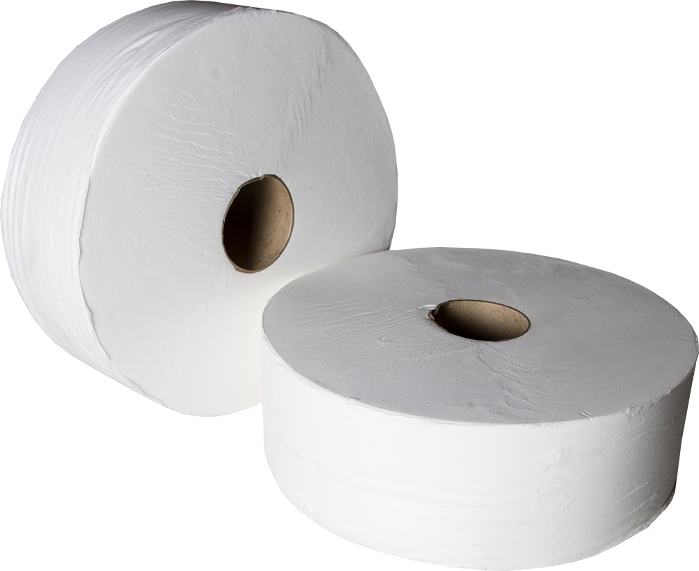 2 Ply Maxi Jumbo Toilet Rolls 2.25" Core