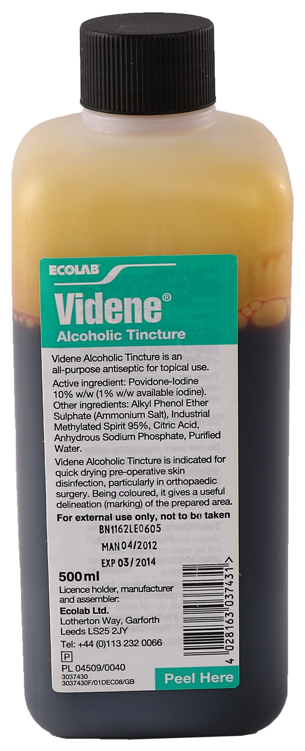 (P) VIDENE ALCOHOLIC TINCTURE (Restricted Product see T&C's)
