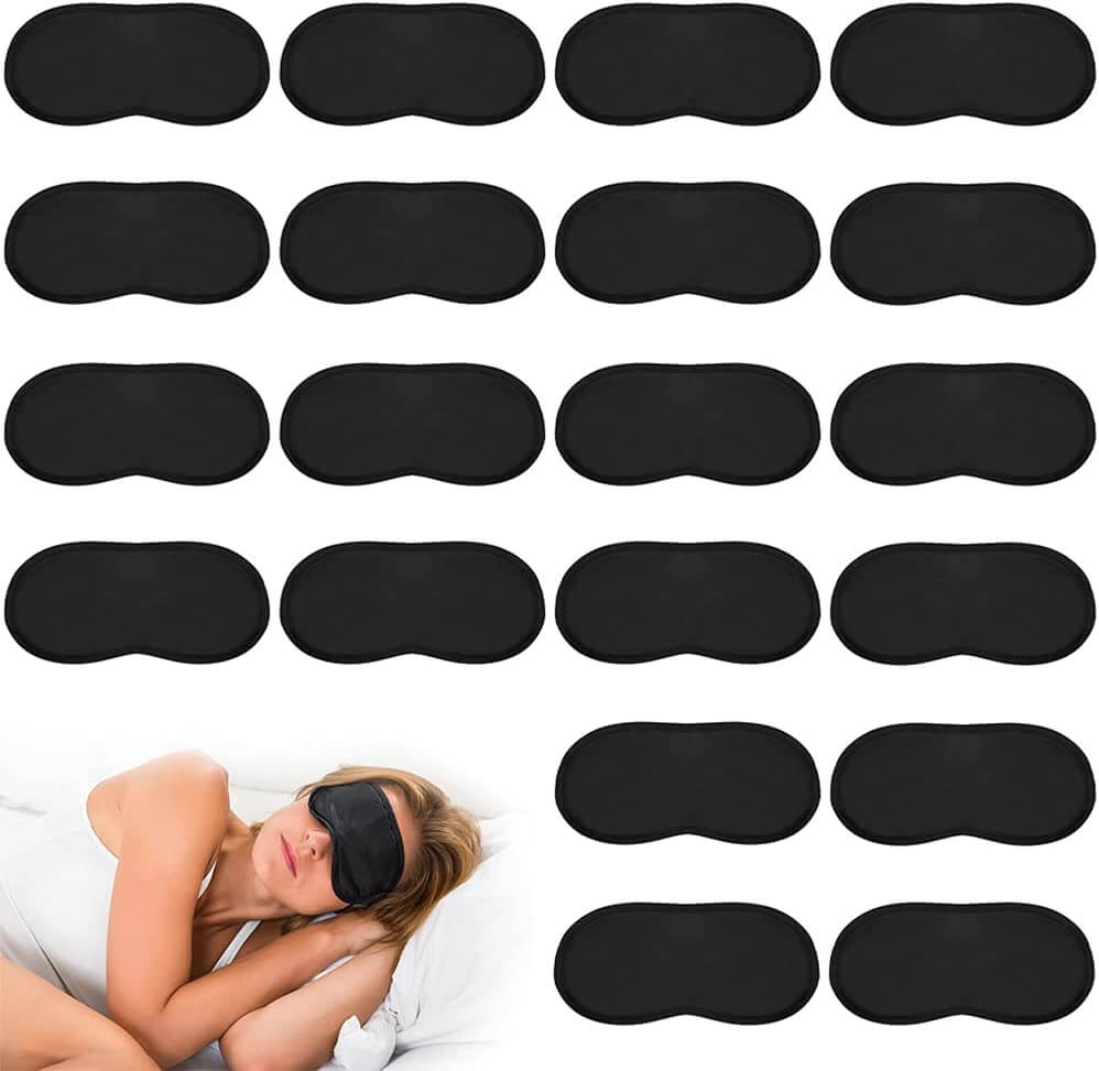 Black Sleep Eye Masks