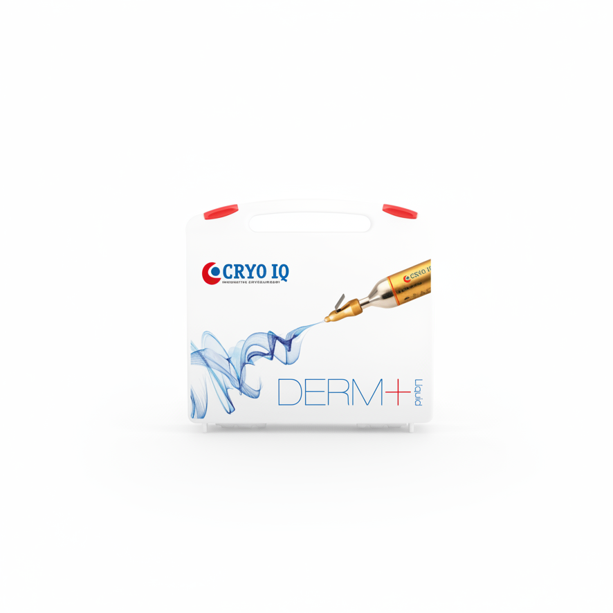 CryoIQ Derm Plus Liquid Cryotherapy Pen Kit – Wart & Skin Lesion Treatment with 25g Cartridge (Restricted – Professional Use Only)