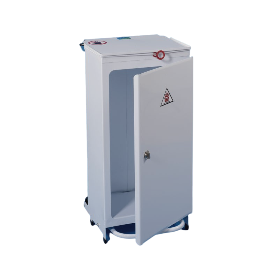 EHP Front Opening Fixed Body Hands Free Sackholder  70 Litre - Pedal Operated