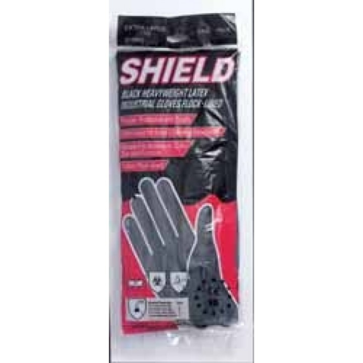 Shield Heavy Duty Black Gloves S-XL