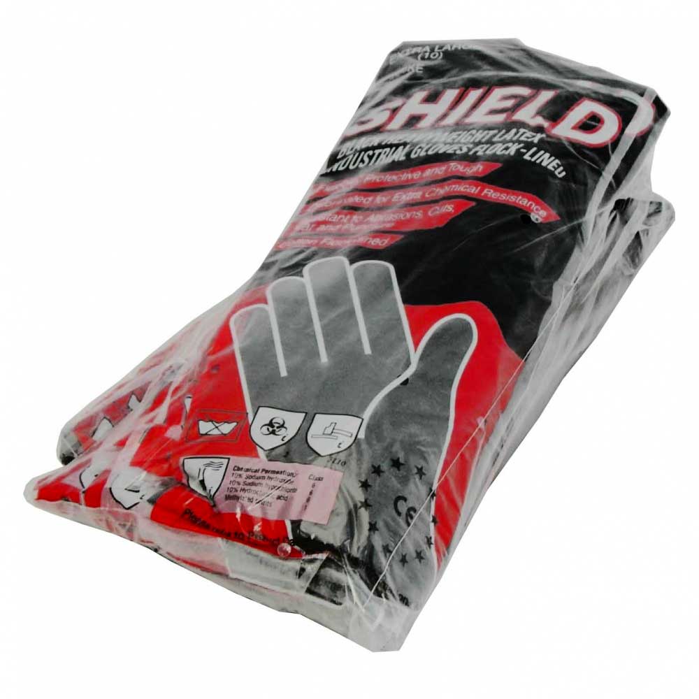 Shield Heavy Duty Black Gloves S-XL