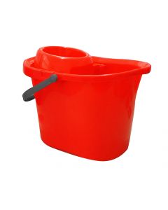 Plastic Mop Bucket Red