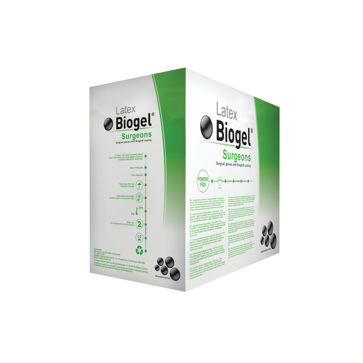 Regent Biogel Sterile Latex Powder Free Surgical Gloves