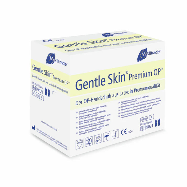 Meditrade Gentle Skin® Premium OP gloves - 50 pairs (LOW EXP 12/25)