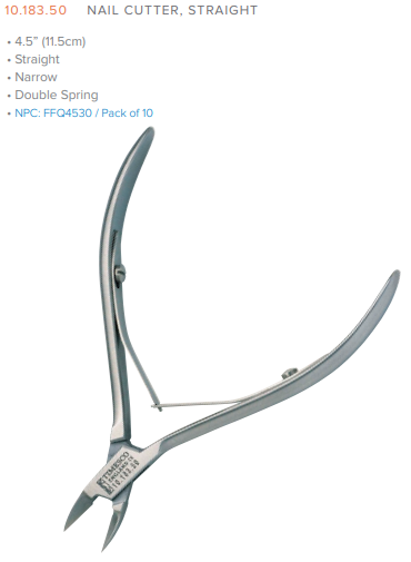 Timesco Nail Cutter 4.5" (11cm) Straight