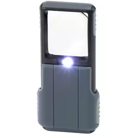 CARSON PO-55 MINIBRITE 5X POCKET MAGNIFIER + BUILT-IN LED LIGHT