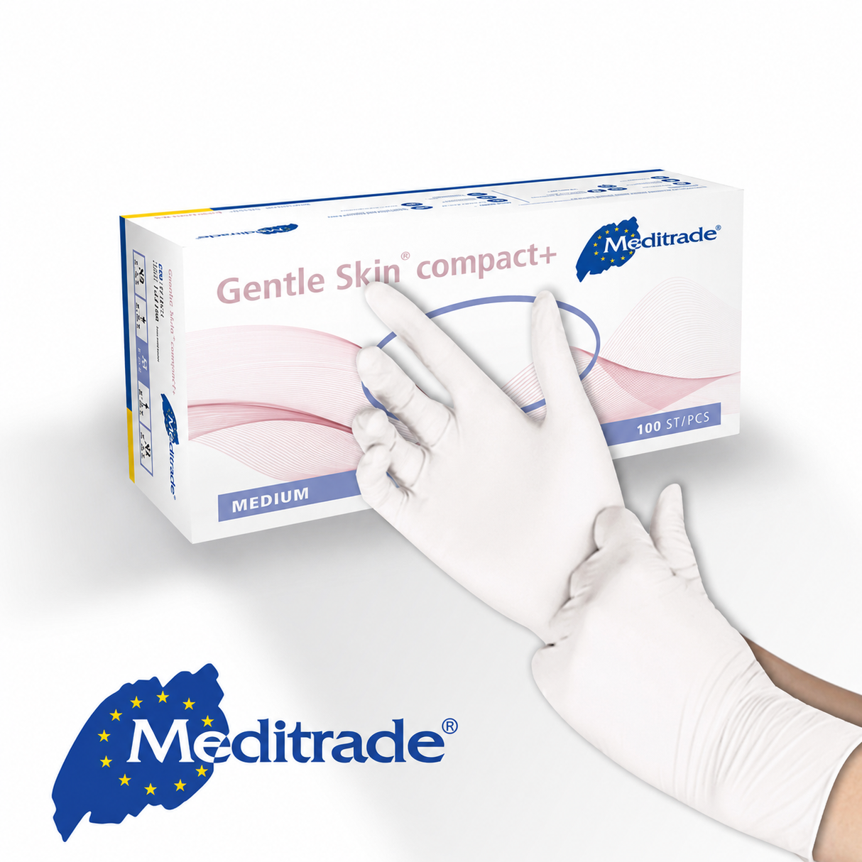 Compact+ Latex P/Free Gloves XS-XL