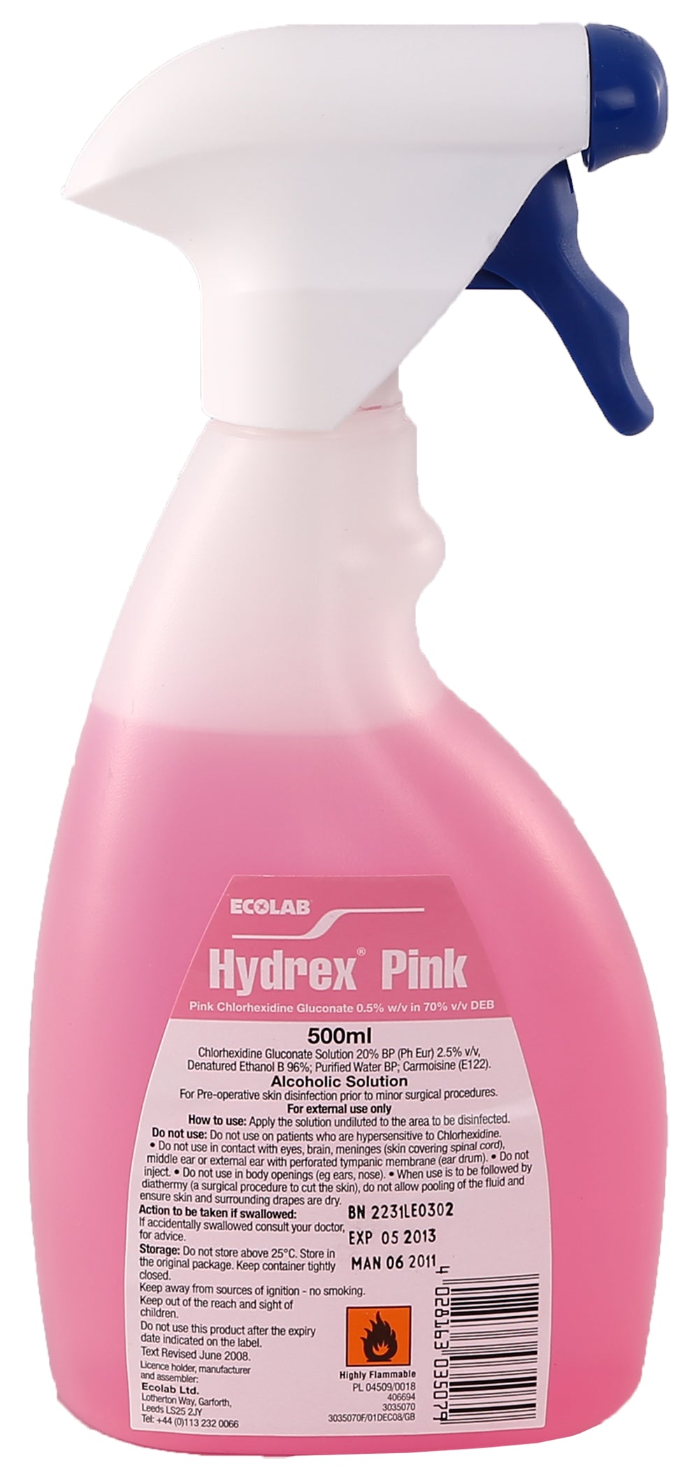 (P) Hydrex Derma Trigger Spray 500ml (Restricted Product see T&C's)