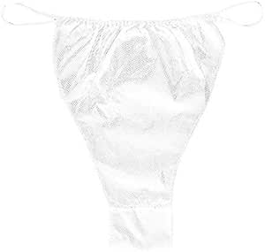 DISPOSABLE G-STRINGS - WHITE