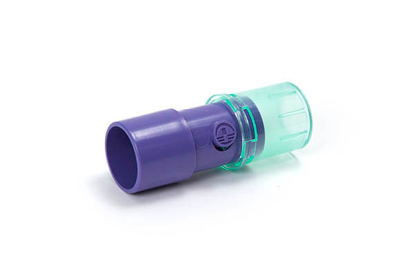 Straight Swivel 22m with Co2 Leak Port