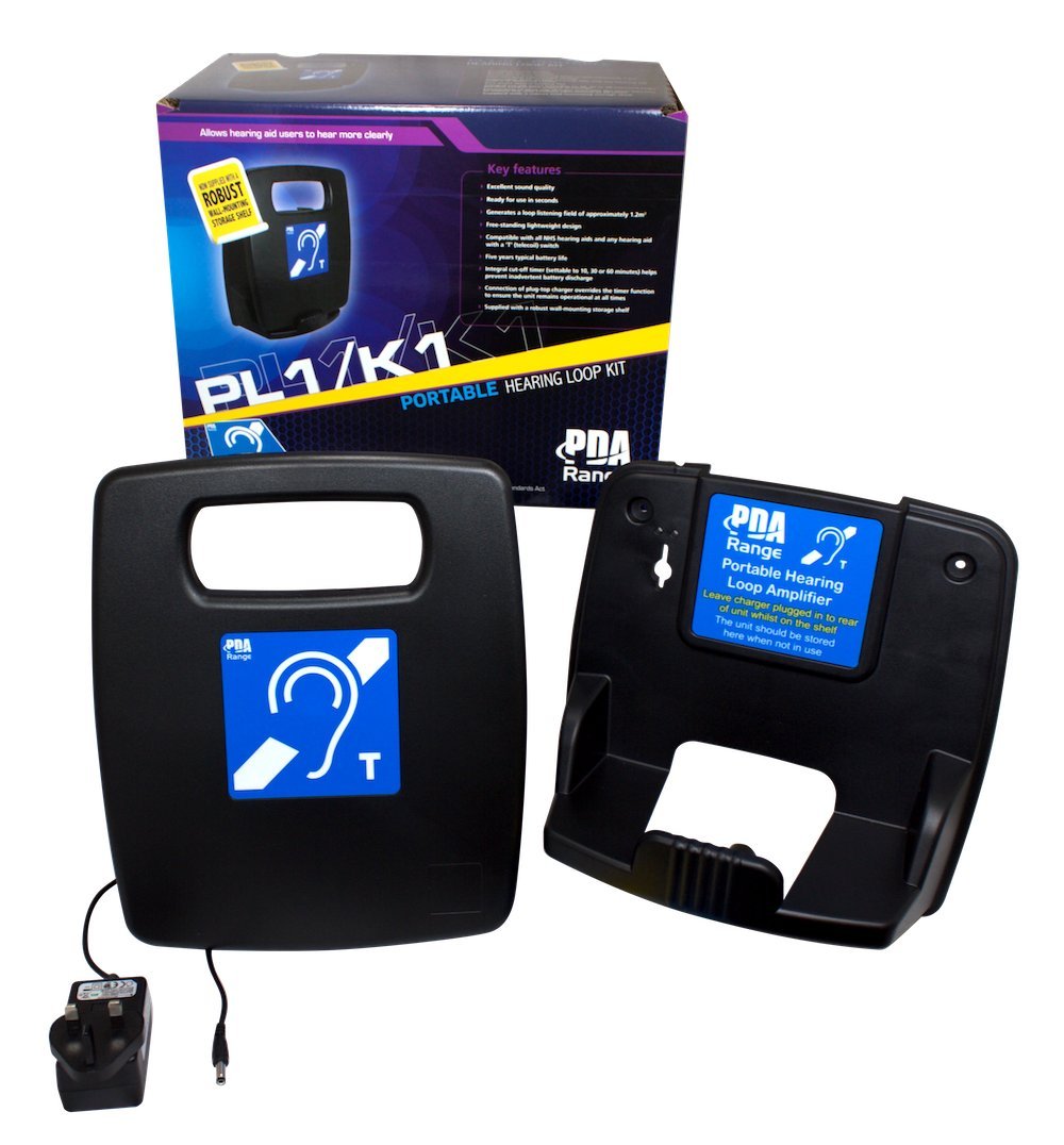 PORTABLE HEARING LOOP KIT & SHELF