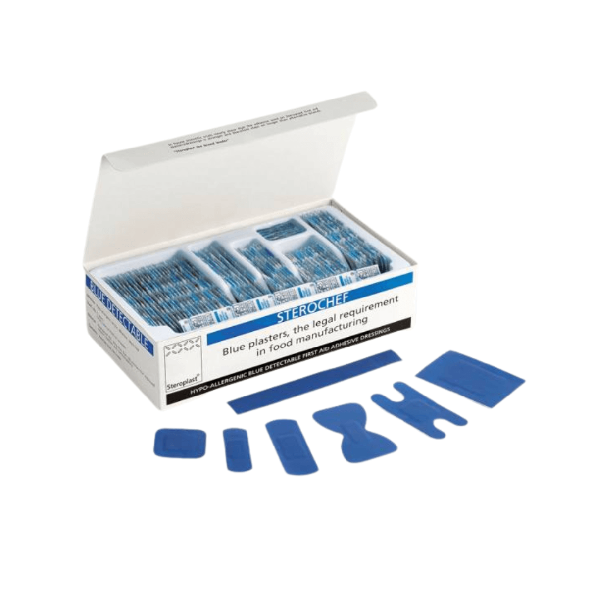 Washproof Blue Assorted Plasters