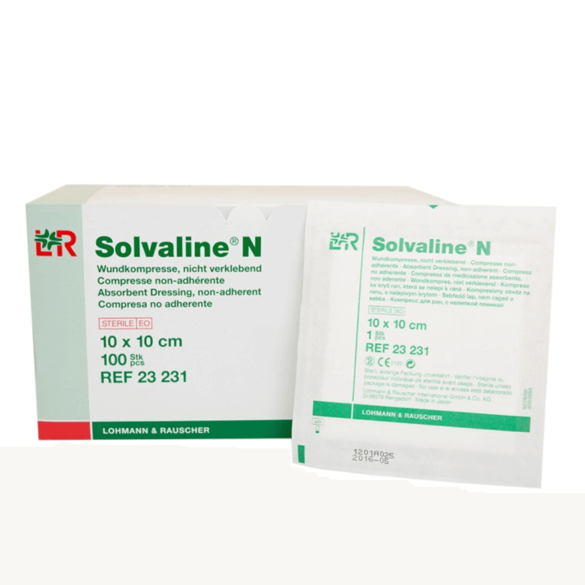 Solvaline N Non-Adherent Dressing 10 x 10cm