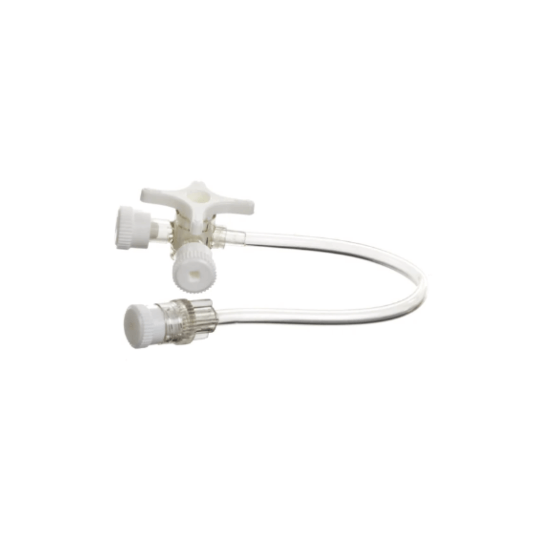 BD 3 Way Stopcock with Extension 10cm