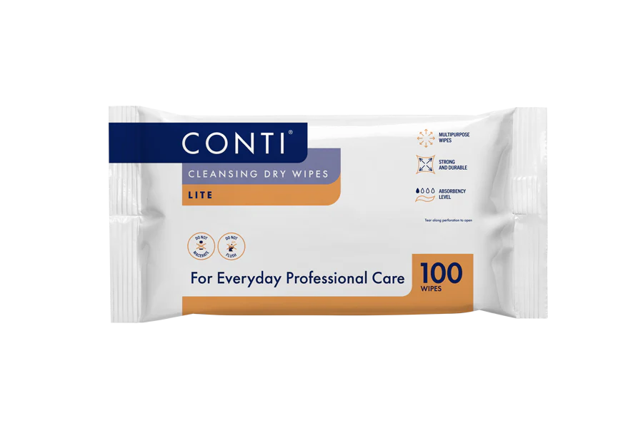 Conti Lite Cleansing Dry Wipes Large