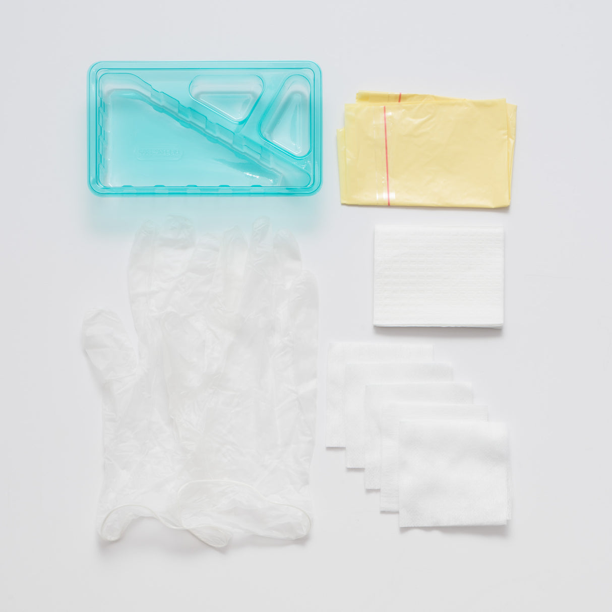 Sterile Dressing Pack with Vinyl Gloves