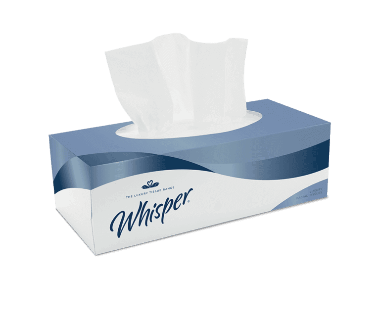 Whisper Facial Tissues