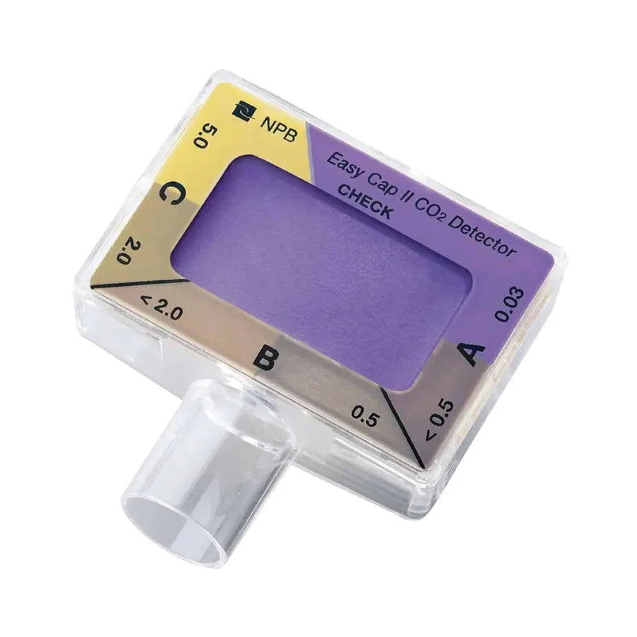 PAEDIATRIC - EASY CAP END TIDAL COLORIMETRIC CO2 DETECTOR
