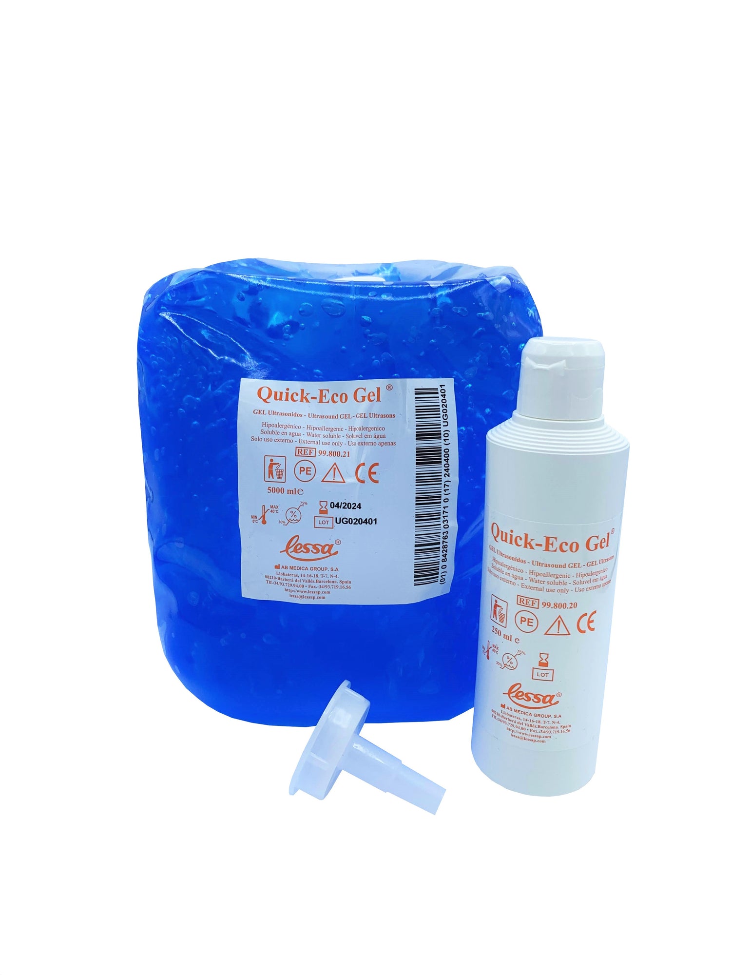 Blue Ultrasound Quick Eco Gel (5L)