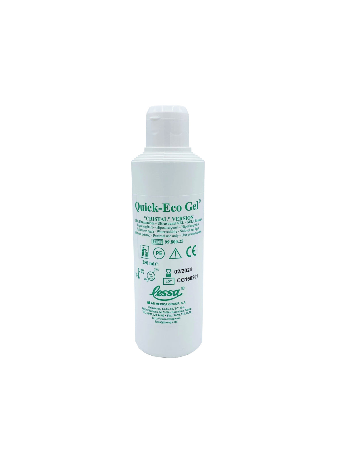 Ultrasound and Laser Gel "Cristal" Clear Version (250ml)