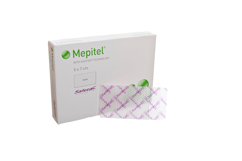 Mepitel Silicone Dressing with Safetac® Technology 5cm x 7cm