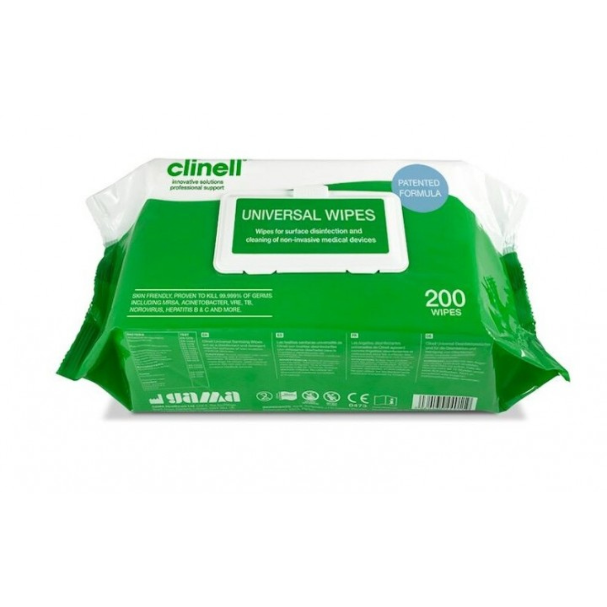 Clinell Universal Wipes 200 Pack