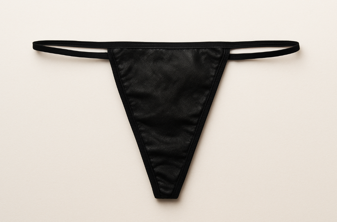 DISPOSABLE G-STRING - BLACK