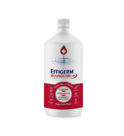 Effigerm Wound Care Solution – Hypochlorous Acid Wound Irrigation – 1 Litre