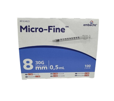 BD Micro-Fine 0.5ml 30g Insulin Syringe