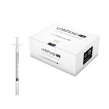 Unisharp 1ml 30G 0.5" fixed needle syringe: White