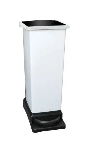 WASTE BIN - WHITE BODY/YELLOW LID