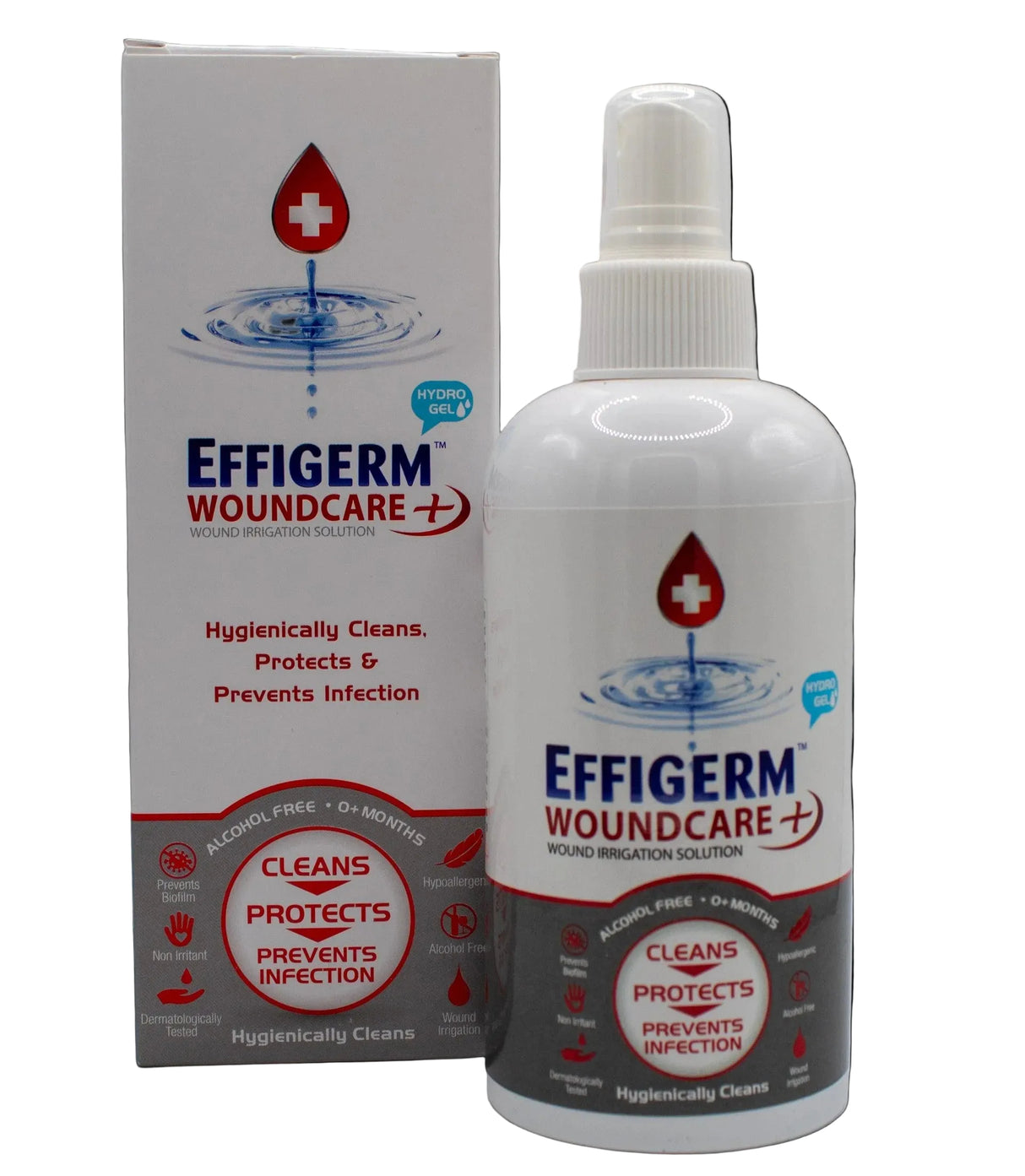 Effigerm Wound Care Hydrogel – Hypochlorous Acid Wound Gel – 250ml