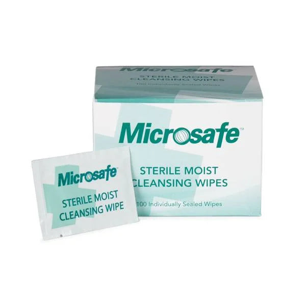 MICROSAFE STERILE MOIST CLEANSING WIPES