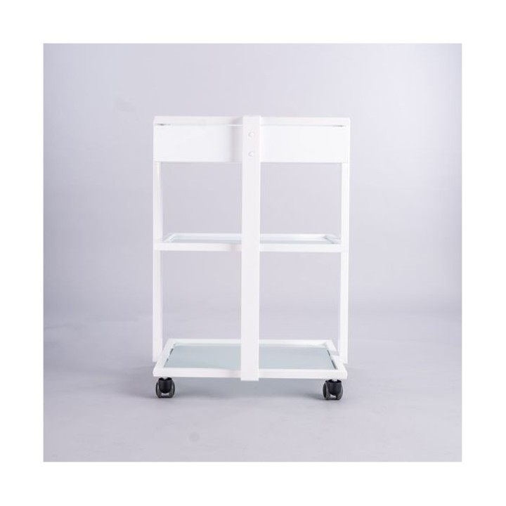White Beauty Trolley With Drawer