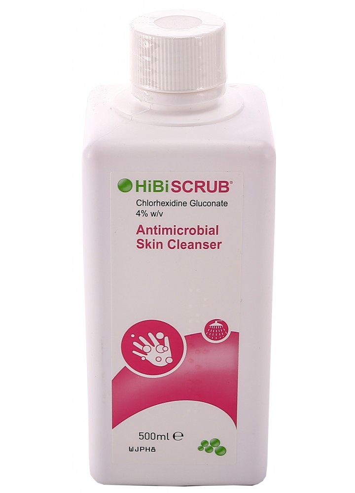 (P) Hibiscrub Antimicrobial Skin Cleanser 500ml (Restricted Product see T&C's)