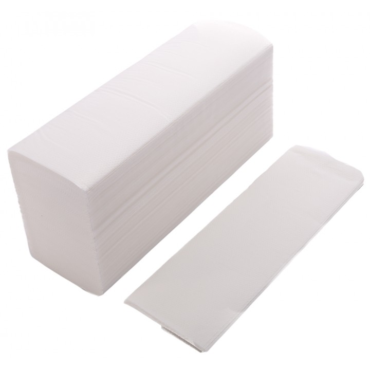 Firona 'Z' Fold 2 Ply White Hand Towels       (W245 x L240mm)