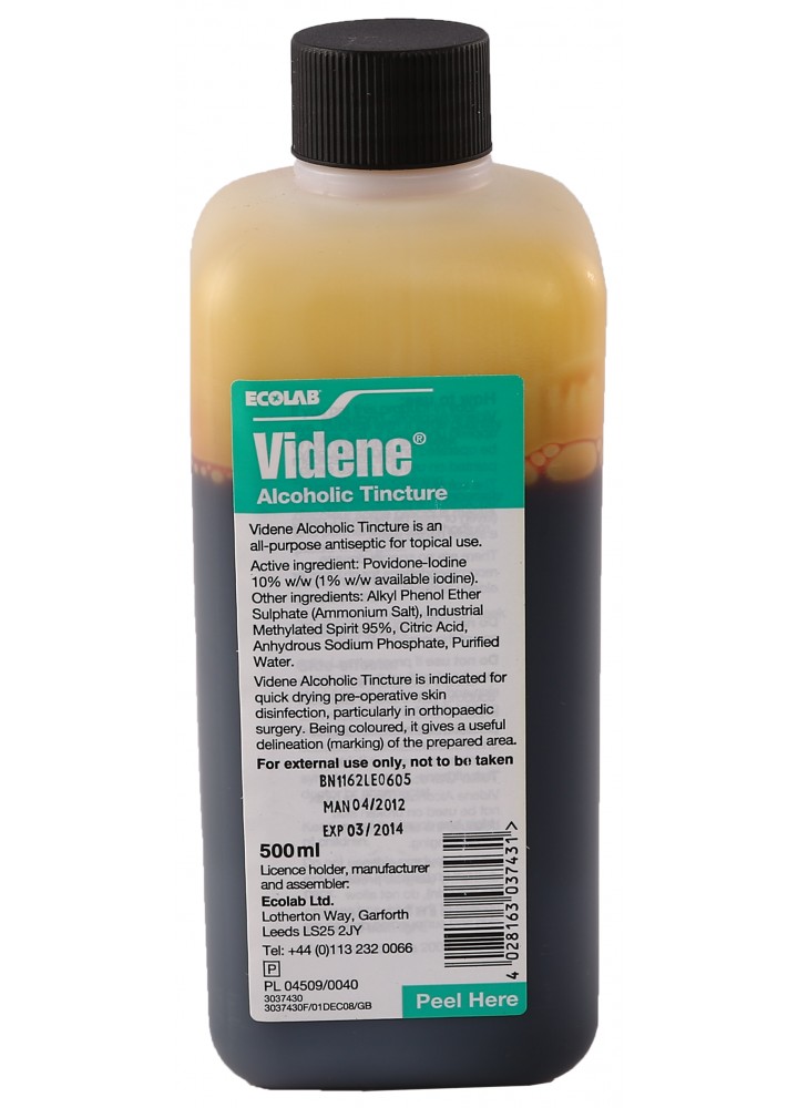 (P) VIDENE ALCOHOLIC TINCTURE (Restricted Product see T&C's)