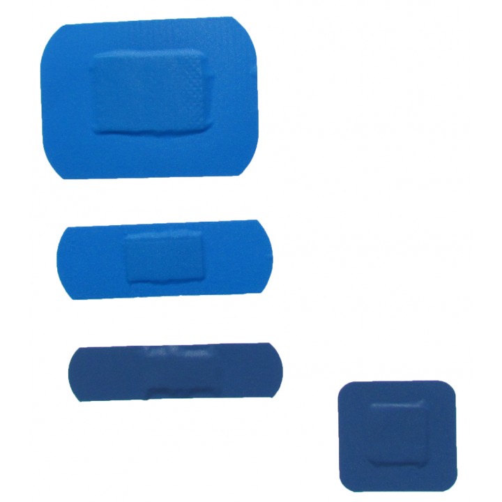 Washproof Blue Assorted Plasters