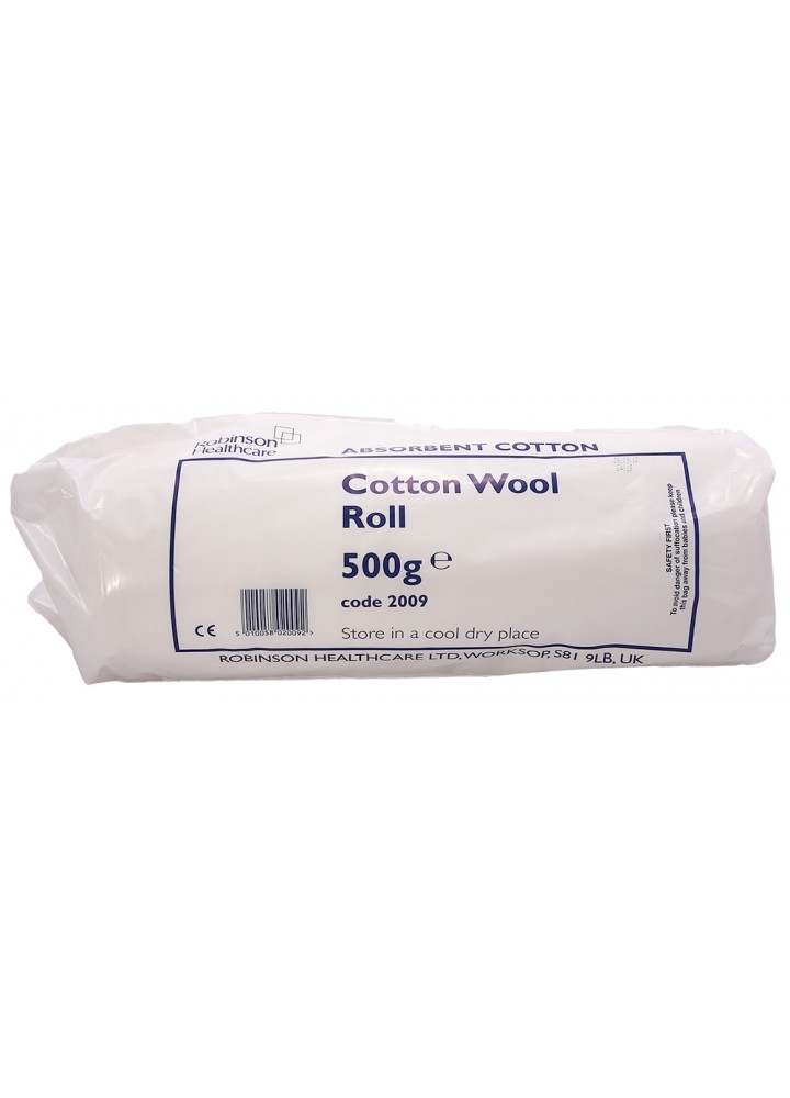 Cotton Wool Roll 500gm BP Quality 
