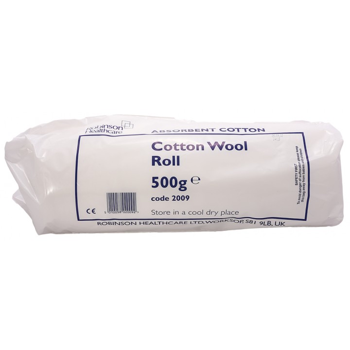 Cotton Wool Roll 500gm BP Quality 