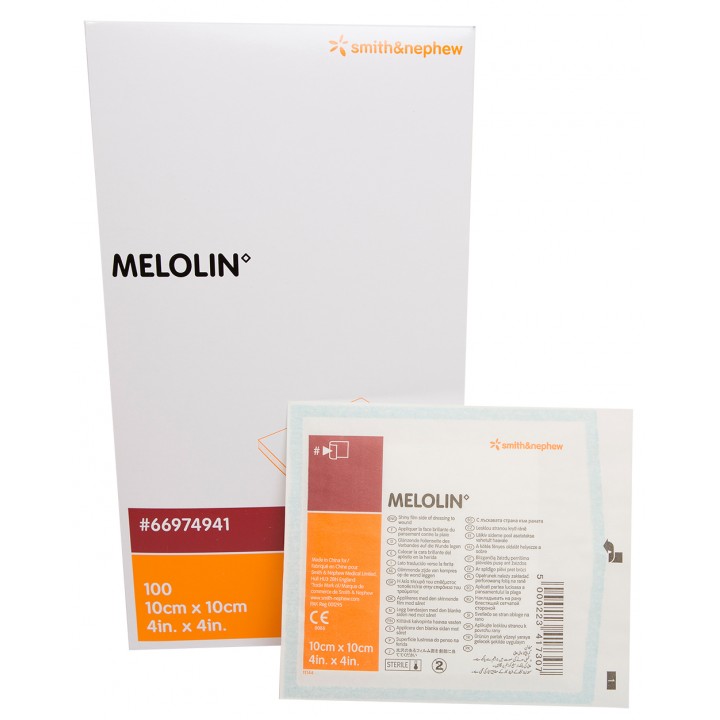Melolin Low-Adherent Sterile Dressing 10cm x 10cm 