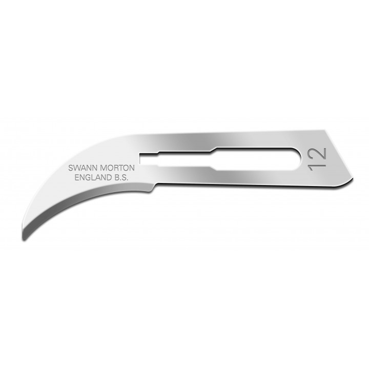 Sterile Blade Size 12 Swann-M (Carbon Steel)