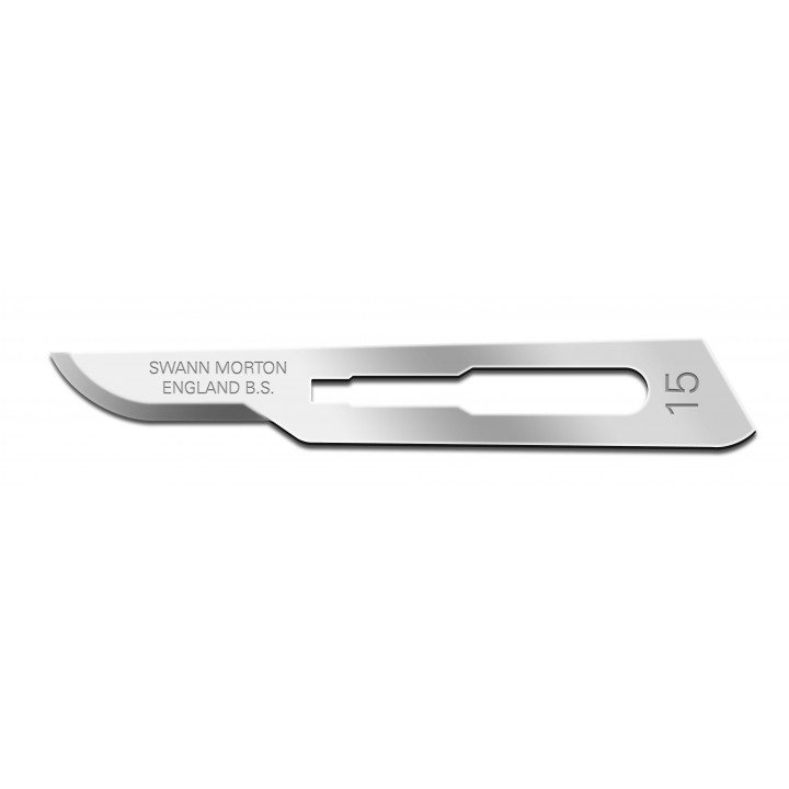 Sterile Blade Size 15 Swann-M (Carbon Steel)