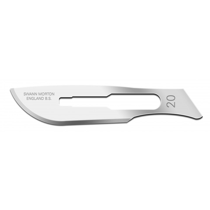 Sterile Blade Size 20 Swann-M (Carbon Steel)