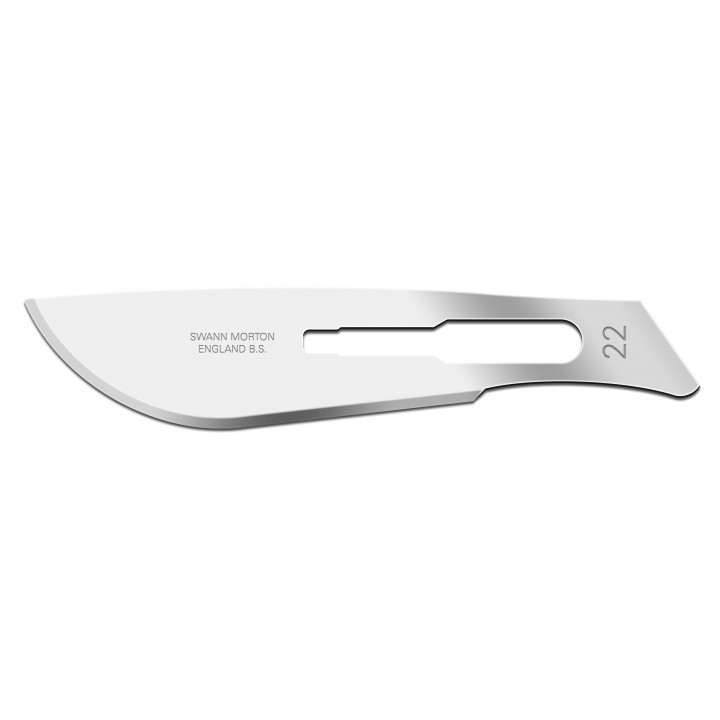 Sterile Blade Size 22 Swann-M (Carbon Steel)