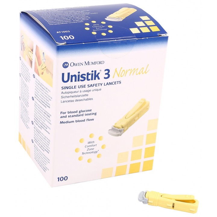 Unistix 3 Blood Lancet Normal