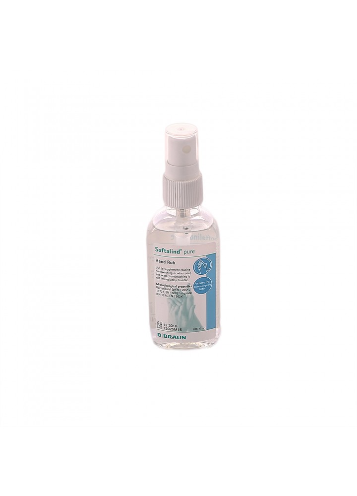 B/Braun Softalind Pure Hand Sanitizer Tottle Spray 